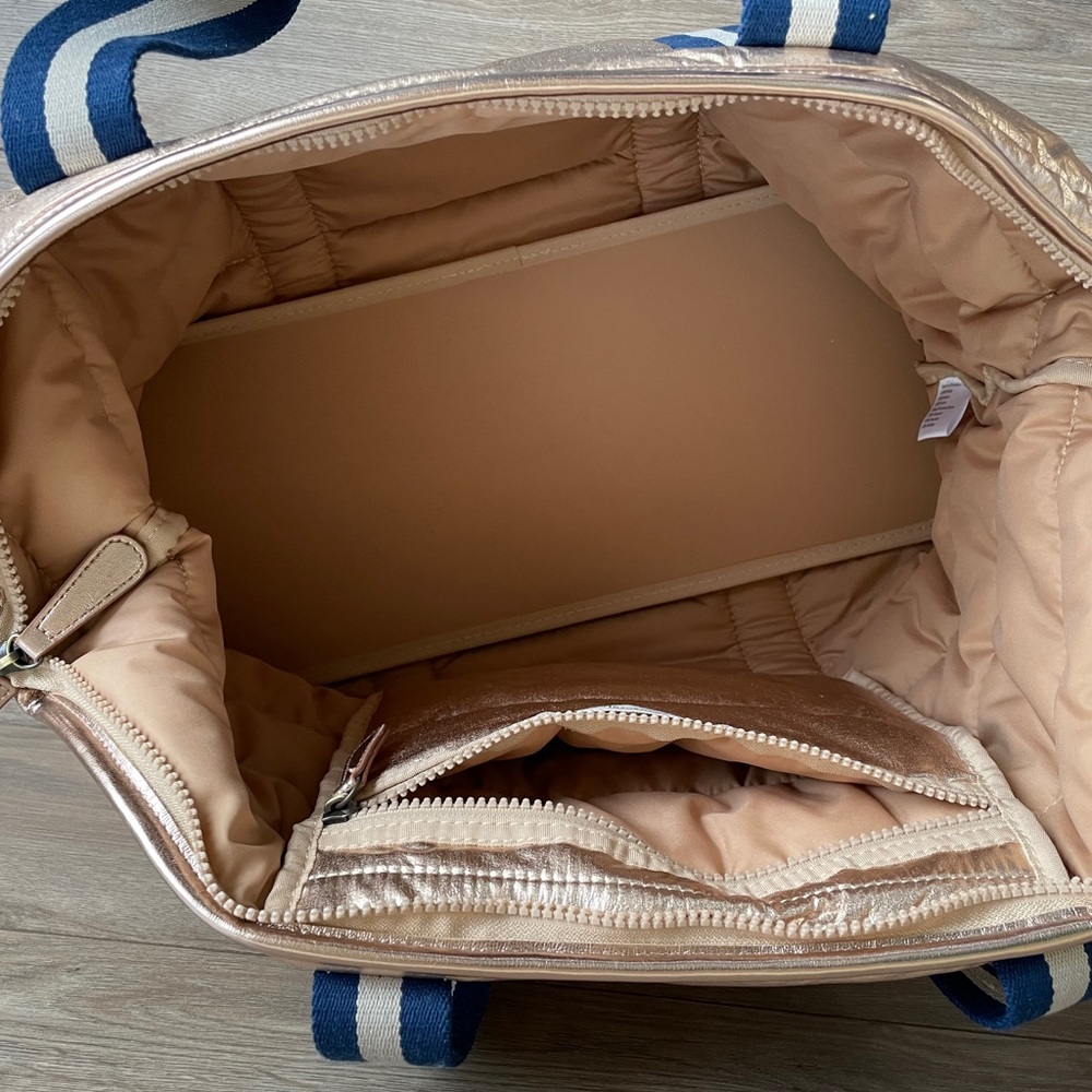 NEW! Anthropologie Quilted Weekender Bag - Picture 12 of 12